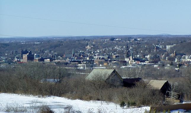 Amsterdam from the Thruway