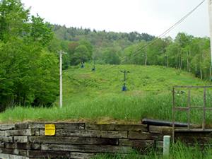 ski slope & lift