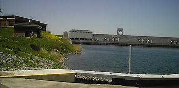 International Power Dam from Hawkins Point in Robert Moses State Park