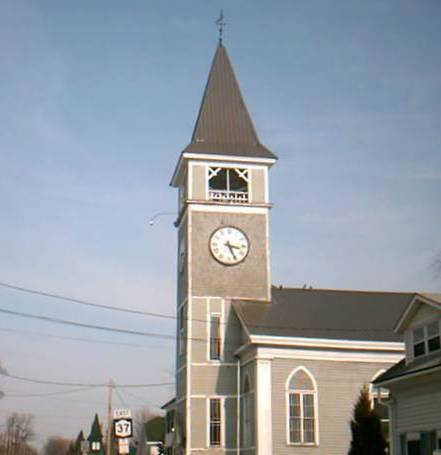 Clock Tower, Fort Covington on NY 37